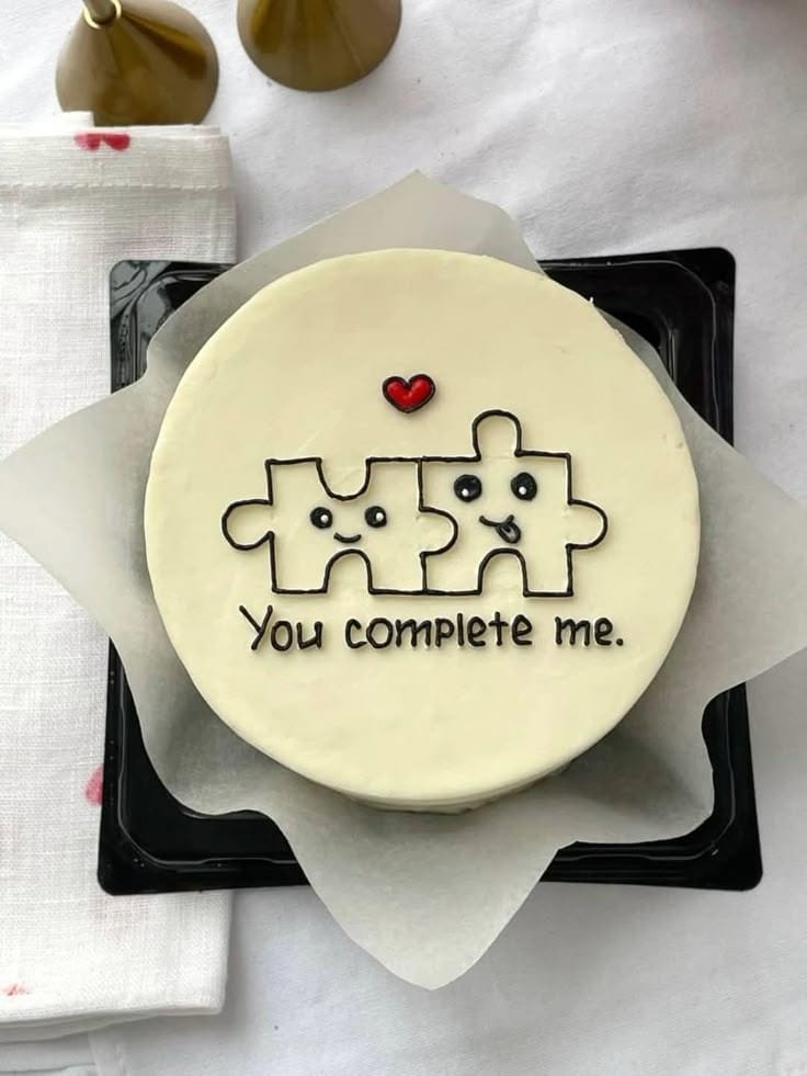 You Complete Me Cake – A Match Made in Dessert Heaven Cakes In The City