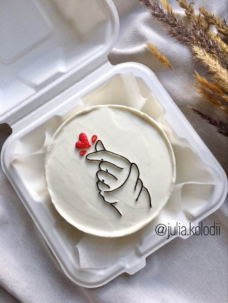 Korean Heart Bento Cake Cakes In The City