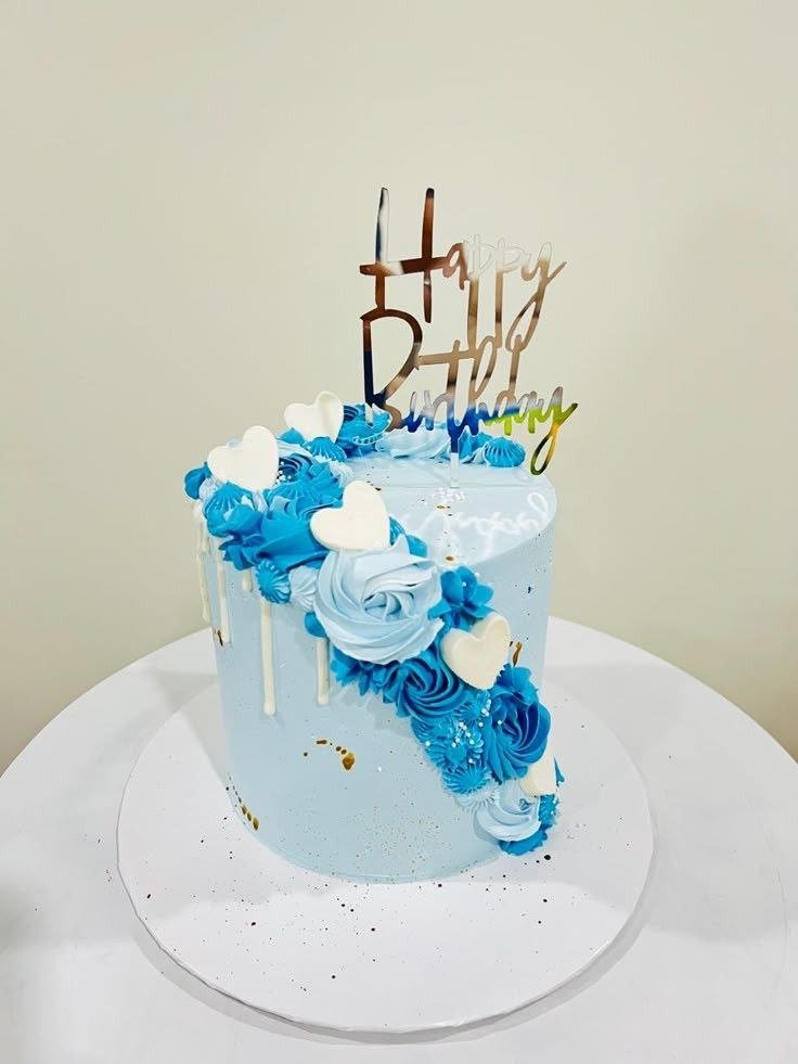 Blue Flower Trail Cake - My Store