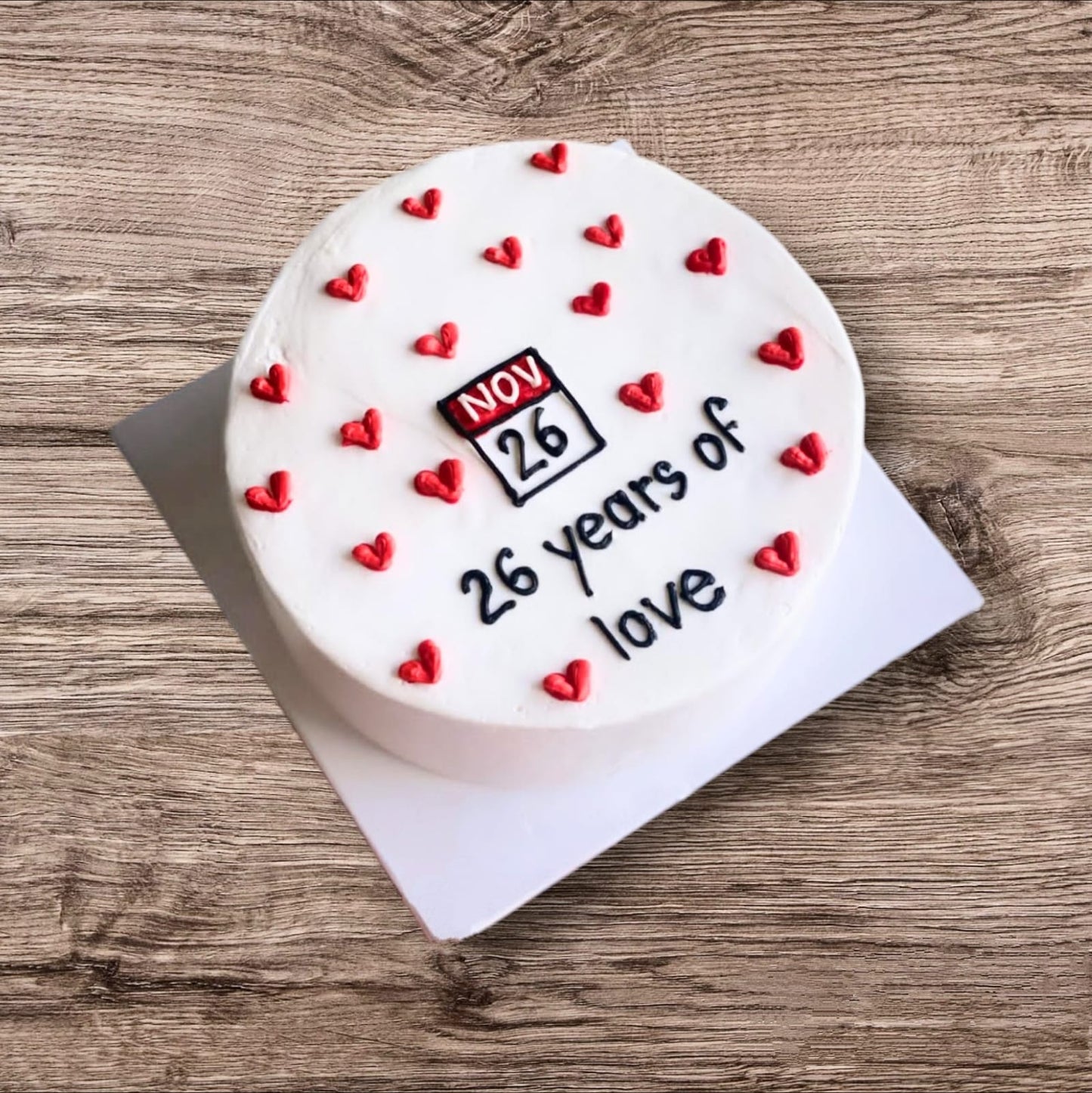 Calendar Anniversary Love Cake - My Store