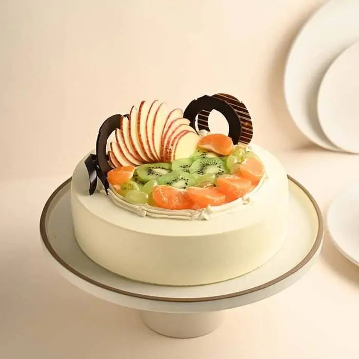 Fresh Fruit Frosted Cake - My Store