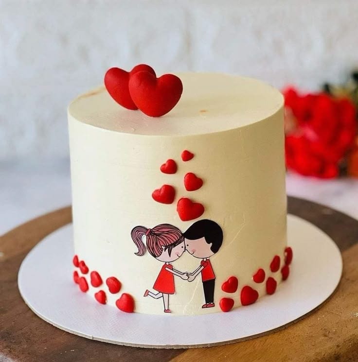 Lovely Couple Cake - My Store