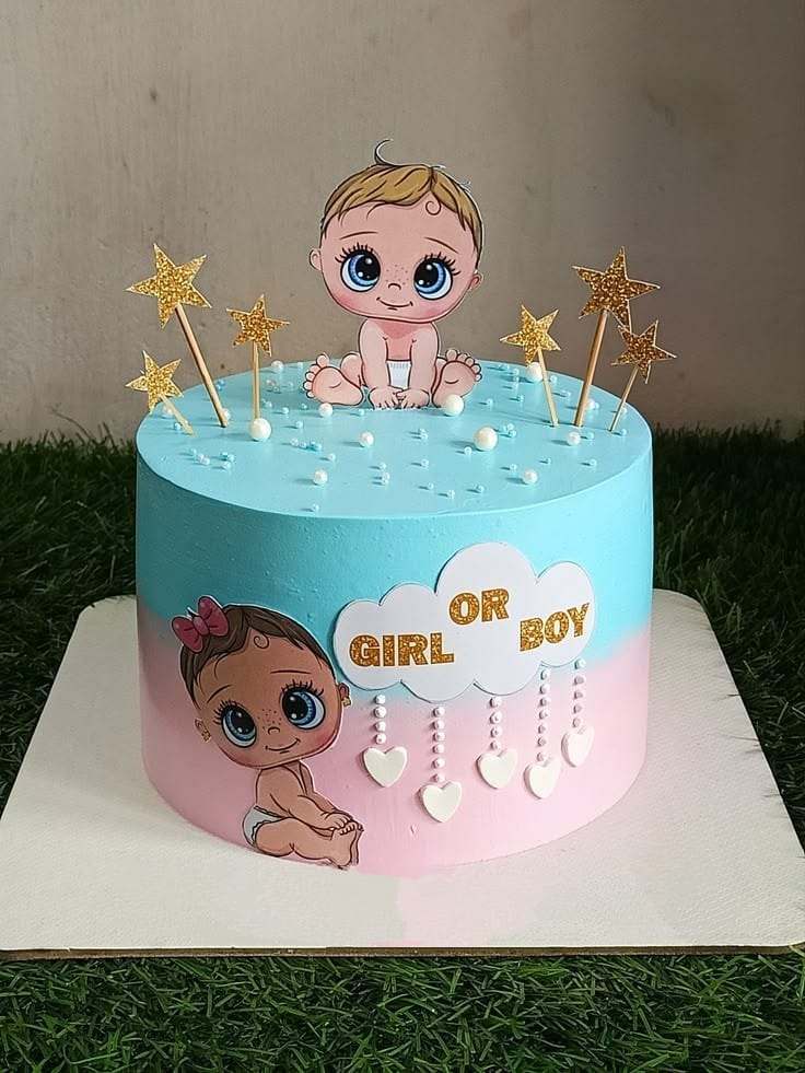 Mom - to - Be Themed Cake – Celebrate Motherhood with Sweet Elegance - My Store
