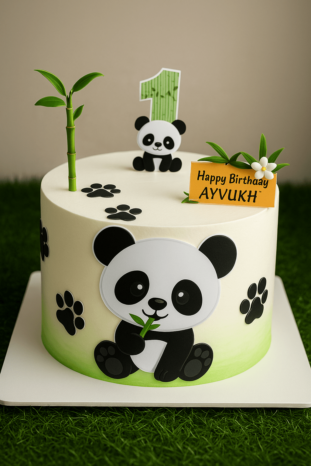 Panda Theme Cake - My Store