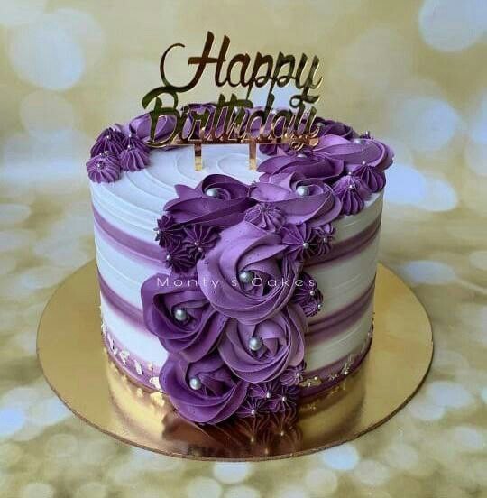 Purple Flower Cake Cakes In The City