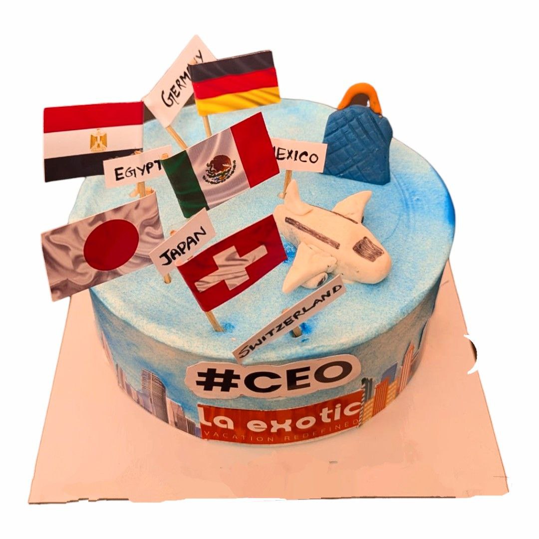Travel Theme Cake Cakes In The City