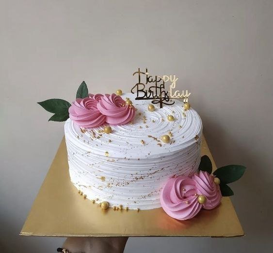 Pink Rose Birthday Cake - My Store
