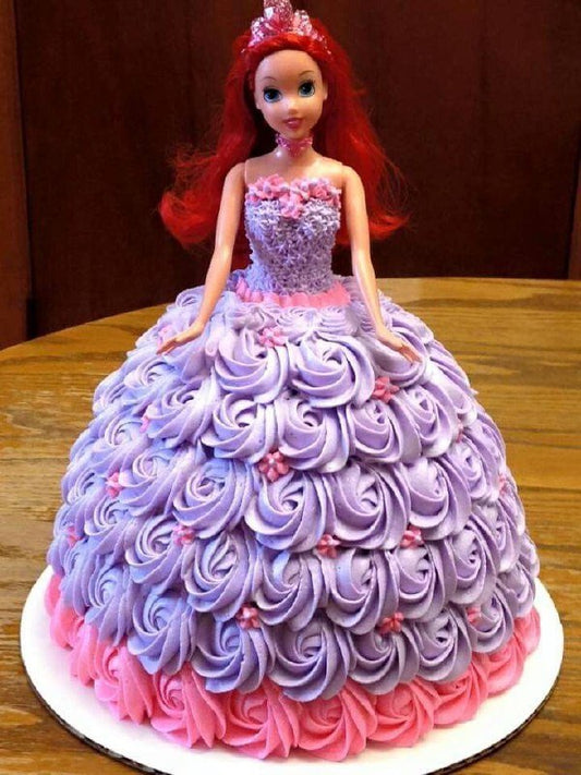 Purple Doll Cake - My Store